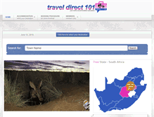 Tablet Screenshot of freestate.traveldirect101.com